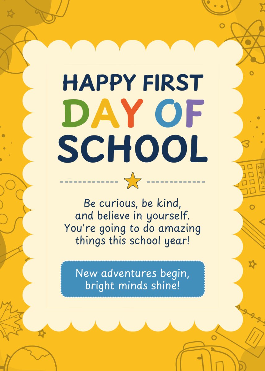 1st Day of School